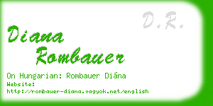 diana rombauer business card